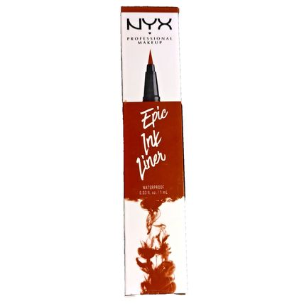 NYX Epic Ink Liner EIL02 Brown Professional Makeup Waterproof 0.03 Fl. Oz. NEW