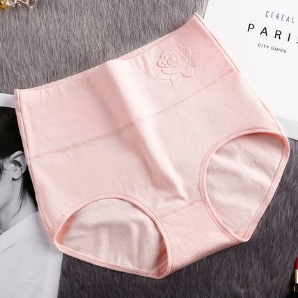 Pure Cotton High Waist Women's Panties Postpartum High Waist Belly Up Hips Plus