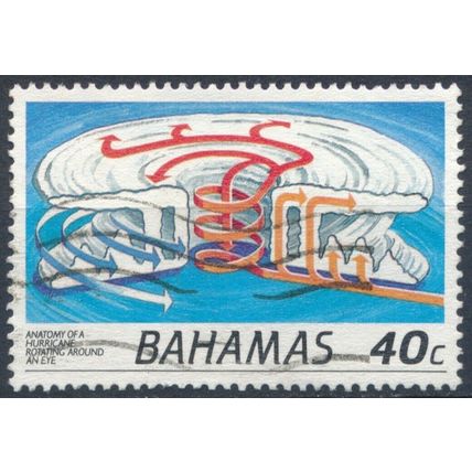Decade For Natural Disaster Reduction: 40c - Bahamas 1991 - F H - SG 916