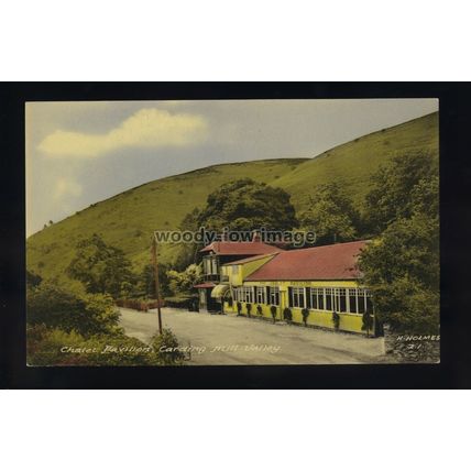 TQ3344 - Shropshire - The Chalet Pavilion at Carding Mill Valley - postcard