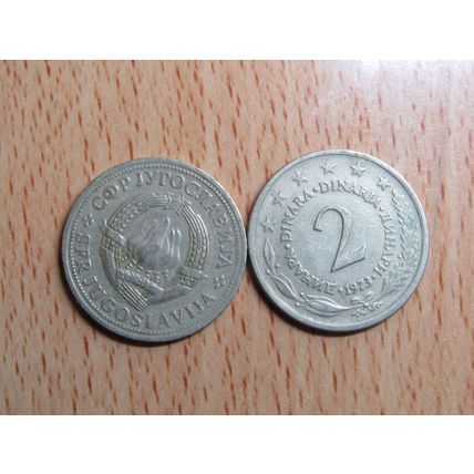 Yugoslavia 1973 2 Dinara Coin