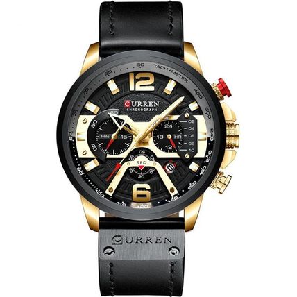 CURREN Chronograph Men's Sports Watch – Stylish & Waterproof Analog Quartz Wrist