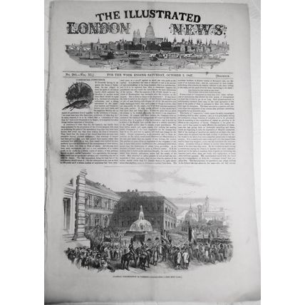 Illustrated London News, October 2, 1847 - Original complete issue