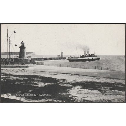 Signal Station, Newhaven, Sussex, c.1910s - Postcard