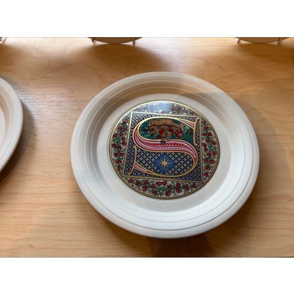 Hornsea Christmas Plates collection x 9 from 1979-1987 full set