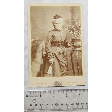 Cabinet photo - Byrne & Co., Richmond - lady