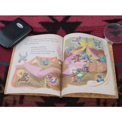 Old Little Golden Book Walt Disney Cinderella's Friends (A) First Edition 1950