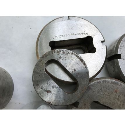 lot 3 WILSON WT .475",.640",.688" OBROUND PUNCHES & DIES set,TG