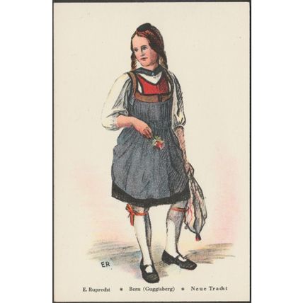 E Ruprecht - Neue Tracht, Guggisberg, Bern, c.1930s - Orell Füssli AK