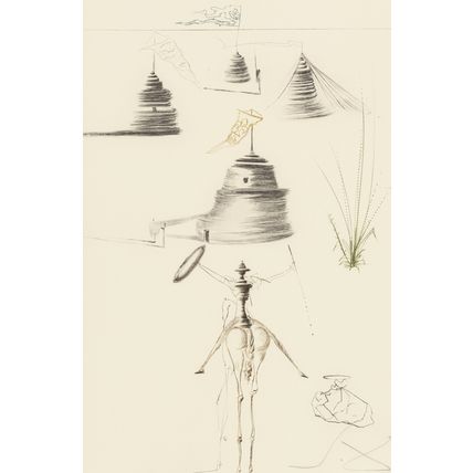 SALVADOR DALÍ Tristan and Iseult Picture 6 Poster Canvas Movie Film Print A0 A1