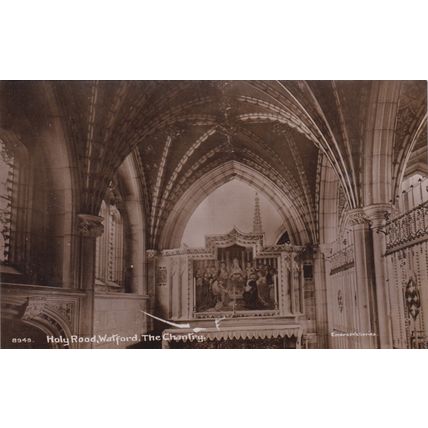 EC855 WATFORD - HOLY ROOD . THE CHANTRY. R/P POSTCARD
