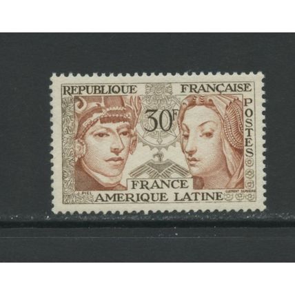France 795, 1956 Friendship, VF, MNH (FR343)