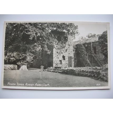 Isle of Man – Rushen Abbey, Pigeon Tower. Near Port Erin, Douglas etc. RA Series