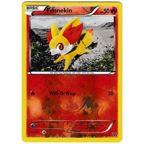 Pokemon XY - #24/146 - Fennekin Rev Holo