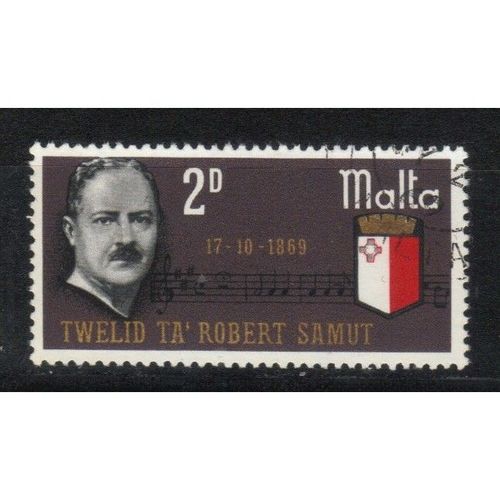 MALTA 1969 BIRTH CENTENARY SAMUT USED