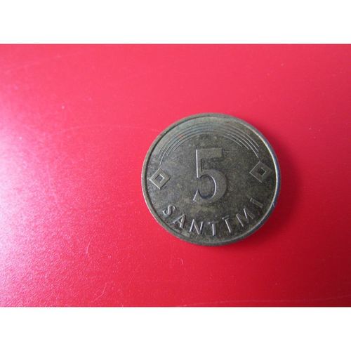 1992 LATVIA FIVE SANTIMI FREE POST. M