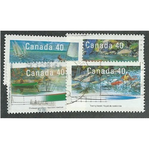 CAN 1991 SET 'SMALL CRAFTS (3RD SERIES)(4v) ' FINE USED (EBID38-869)
