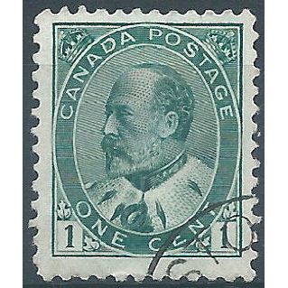 Canada 1903 SG175 1c Green Fine Used....