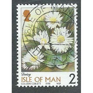 IOM 1998 2P 'FLOWERS' FINE USED (EBID45-334)