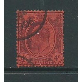 malaya malaysia straits settlements sg129 sg 129 used