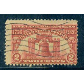 Used 627 2c Liberty Bell Average M06772