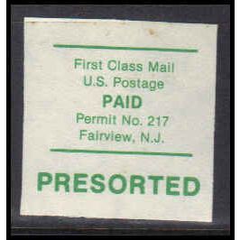 Used Revenue Permit Fairview, NJ. E0780