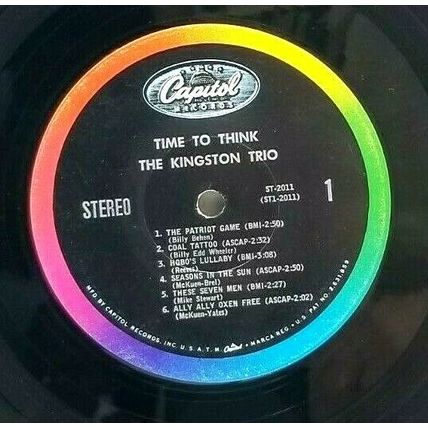 The Kingston Trio -Time to Think 1964 LP Vinyl Record Album (P7)