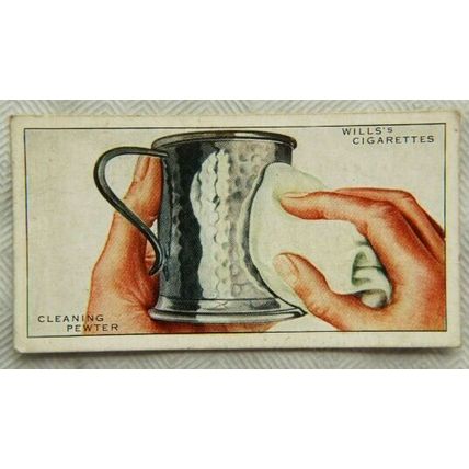 1936 Wills Household Hints 31 Cleaning Pewter