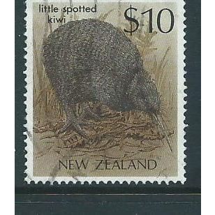 new zealand stamps birds $10 sg1297 sg 1297 used 1982