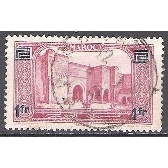 Maroc 1930 Michel 90 O Cote (2005) 1.80 € Porte Bab-el-Mansour Cachet rond