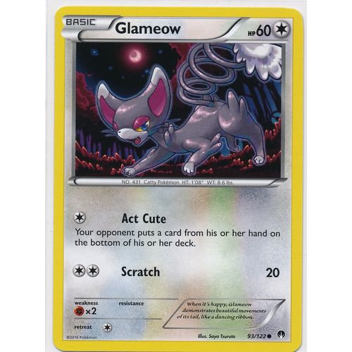 Pokemon XY BREAKPoint #093/122 Glameow