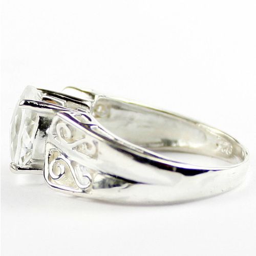 Silver Topaz, 925 Sterling Silver Ring, SR281