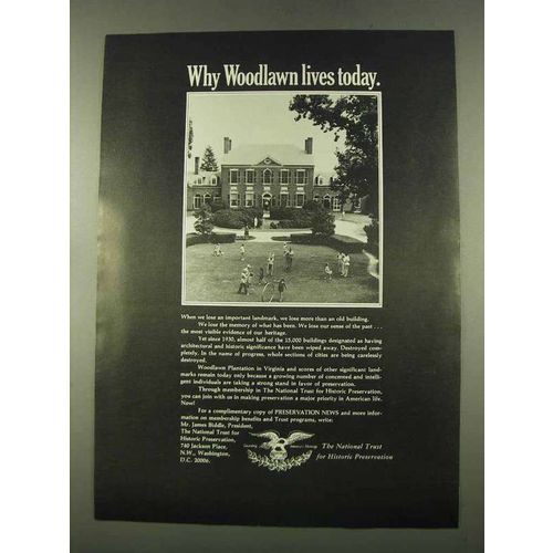 1974 The National Trust for Historic Preservation Ad