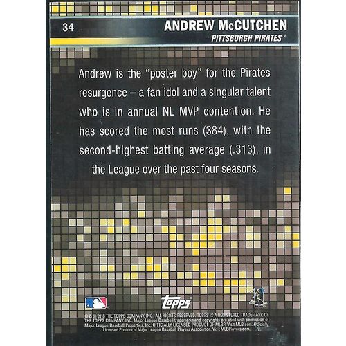 Lot #43 (5) 2016 Topps Walmart Marketside Ortiz Pollack McCutchen +2 See Pics