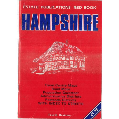 HAMPSHIRE ..by Estate Publications 4th revision Town Centre Maps Red book p/b