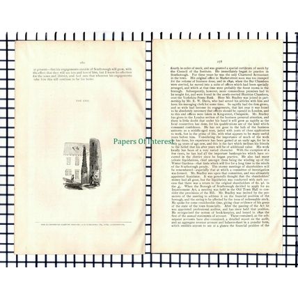 (6568) Charles E Bradley Scarborough - 1901 Article