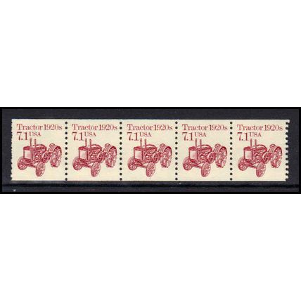 2127 7.1c Tractor Fine MNH Dry Gum PNC 1/5 X0730