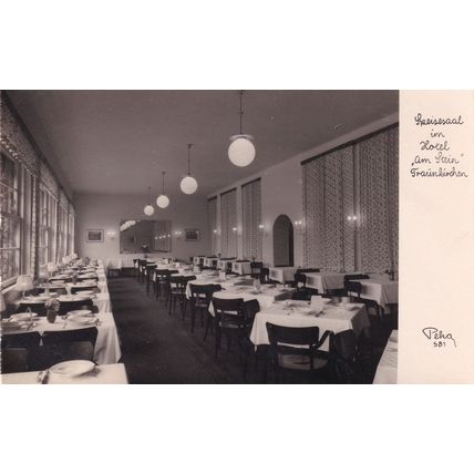 Hotel AM Stein Traunkirchen Austria Real Photo Postcard