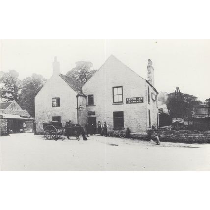 Old Falcon Inn Pub Rotherham Yorkshire Postcard