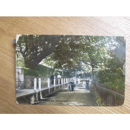 1910 Dainty Series Postcard -Goat cart @ Chine Road - Shanklin, Isle of Wight