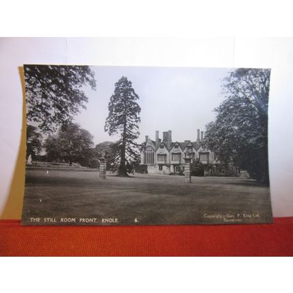 THE STILL ROOM, KNOLE HOUSE, SEVENOAKS, KENT unused postcard RP by Geo P King =