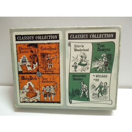 Classics Collection Double Deck Plastic Coated Playing Cards Comic Covers