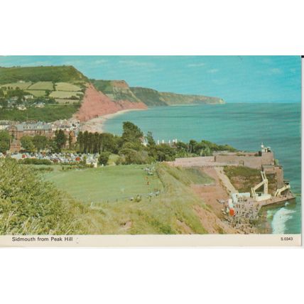 Sidmouth from Peak Hill - Dennis Photocolour # S0343