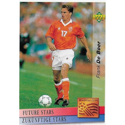 Upper Deck FIFA WC USA 1994 Preview: Future Stars, Netherlands - De Boer (Frank)