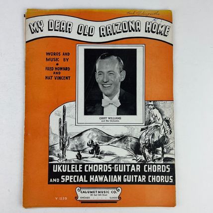 Guitar/Ukelele/Vocal/Piano Vintage Sheet Music 10 Piece Lot #1