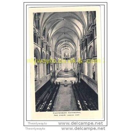 CANTERBURY CATHEDRAL, THE CHOIR LOOKING EAST, KENT, ENGLAND, Postcard