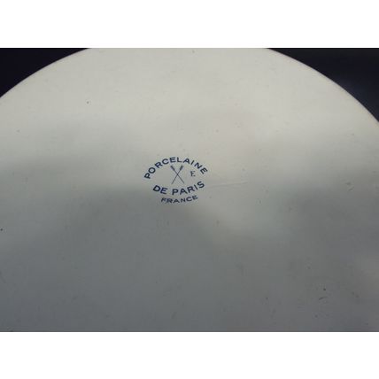 Aluminite Frugier Porcelaine De Paris France #2 Soup Sauce Tureen Lid Ivy Vine