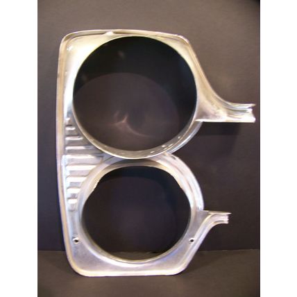 1966 PLYMOUTH FURY LH HEADLIGHT BEZEL NICE OEM SPORT FURY I II III