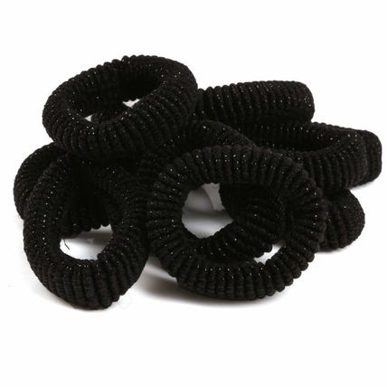 20x STRONG ELASTIC GIRLS HAIR BOBBLES Stretchy Hair Band Snag Free Kids Bands