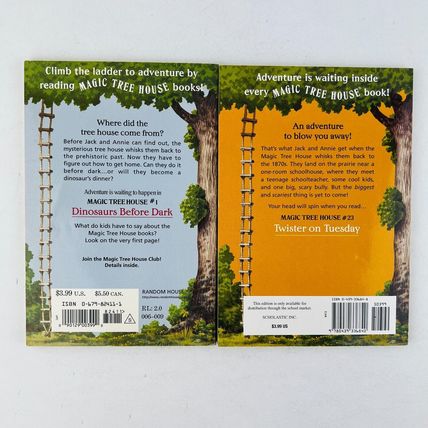Magic Tree House Mary Pope Osborne Paperback 2 Book Lot